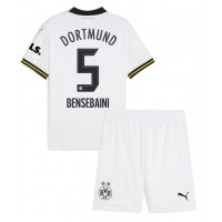 Maglia Calcio Borussia Dortmund Ramy Bensebaini #5 Terza Divisa Bambino 2024-25 Manica Corta (+ pantaloncini)